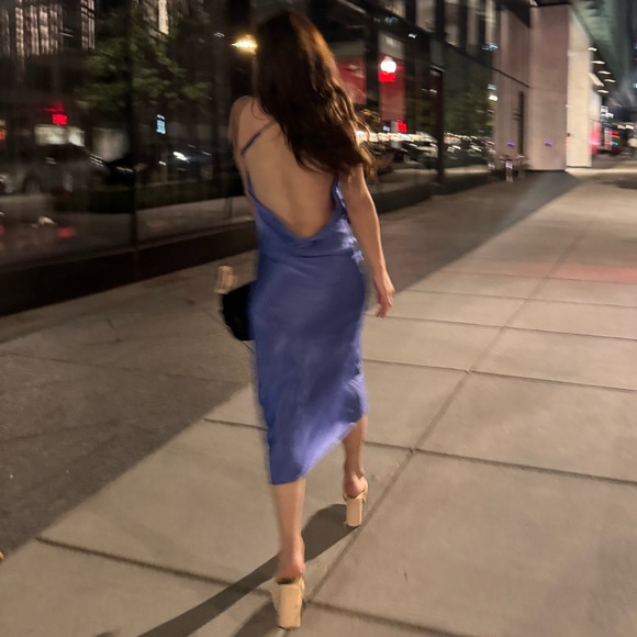 ✨ Rat & Boa Azure blue purple dress - Picture 5 of 10